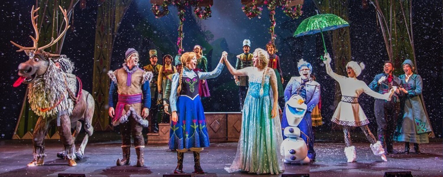 Mismo Ánimo brazo Let it Go con una visualización virtual de "Frozen, A Musical Spectacular"  de Disney Cruise Line