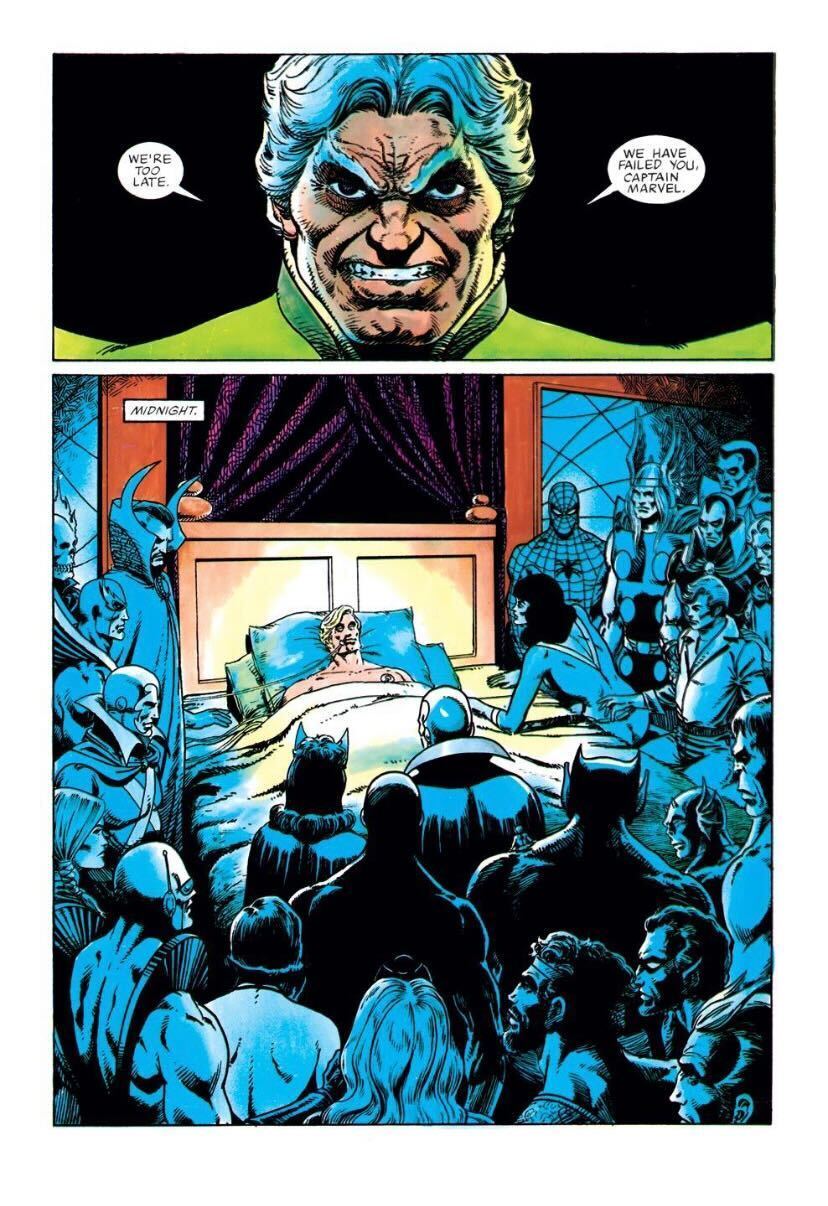 Marvel Graphic Novel #1 A Morte do Capitão Marvel