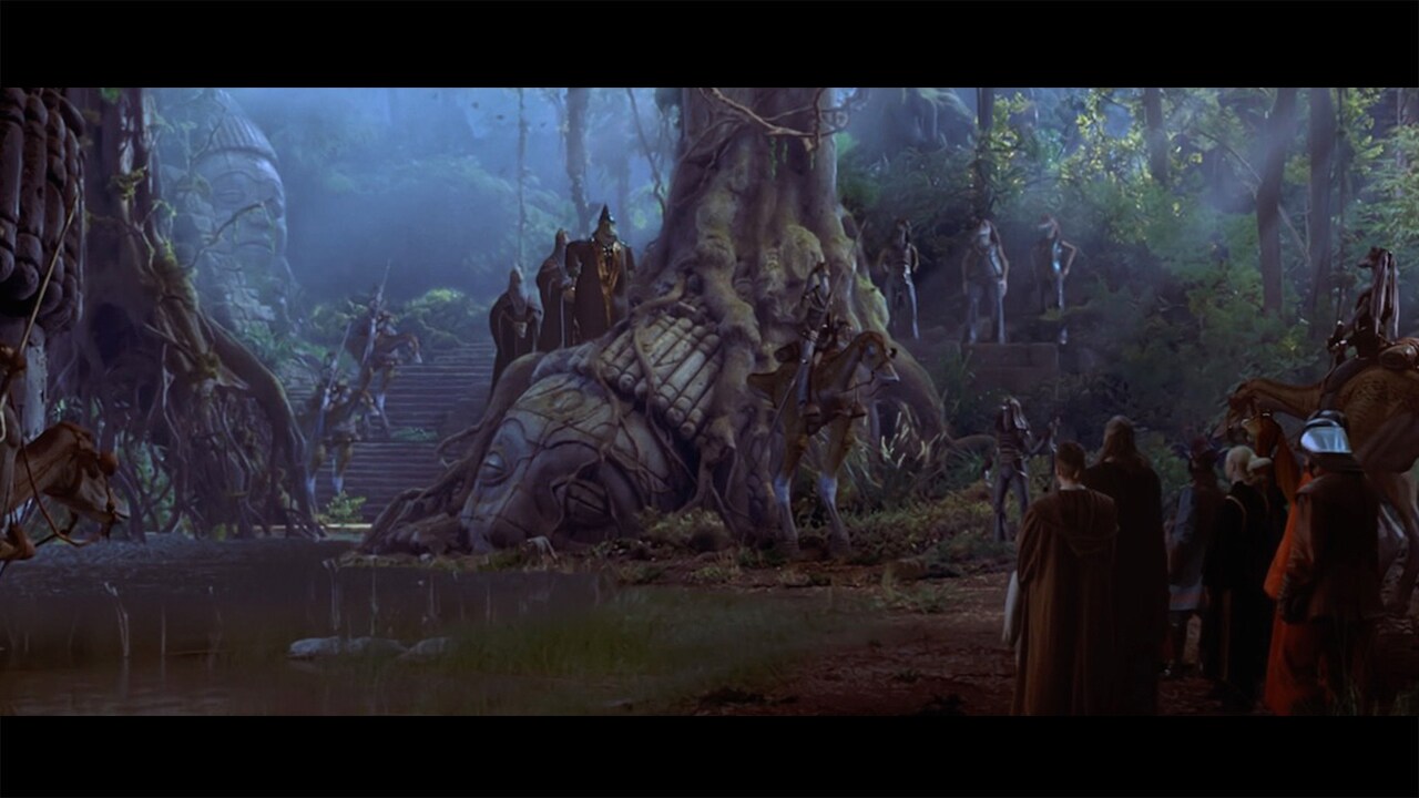 Nass was wrong about the droids – they drove the Gungans from their city, forcing them to seek re...
