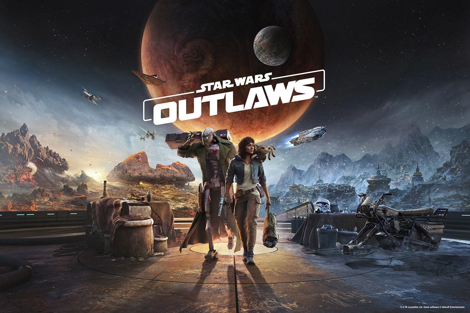 Star Wars Outlaws key art