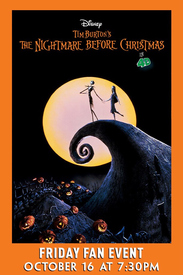 Tim Burton's The Nightmare Before Christmas in 4D Fan Event