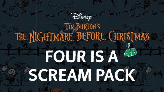 <p><span>Four is a Scream Pack - $92 (Total includes all fees)*</span></p>