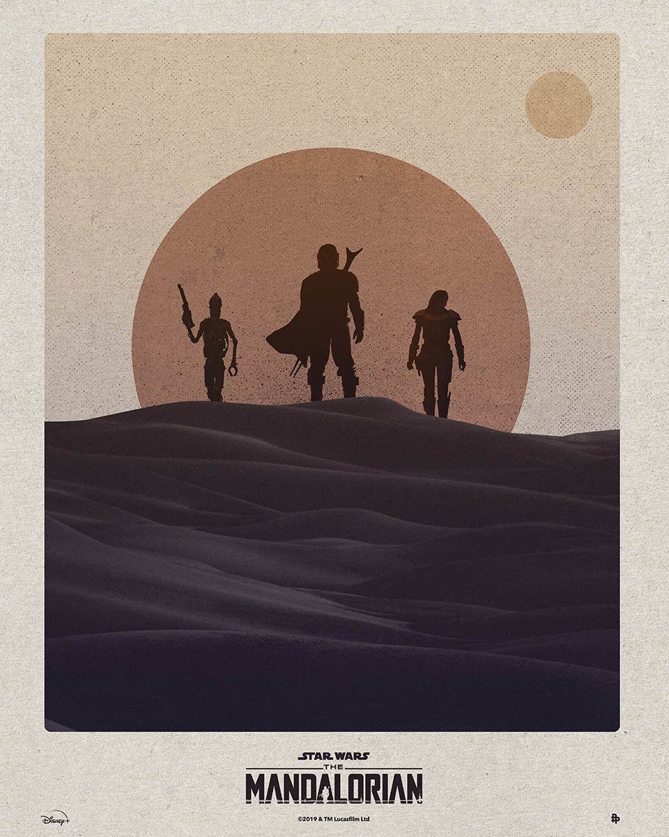The Mandalorian poster by Matt Needle