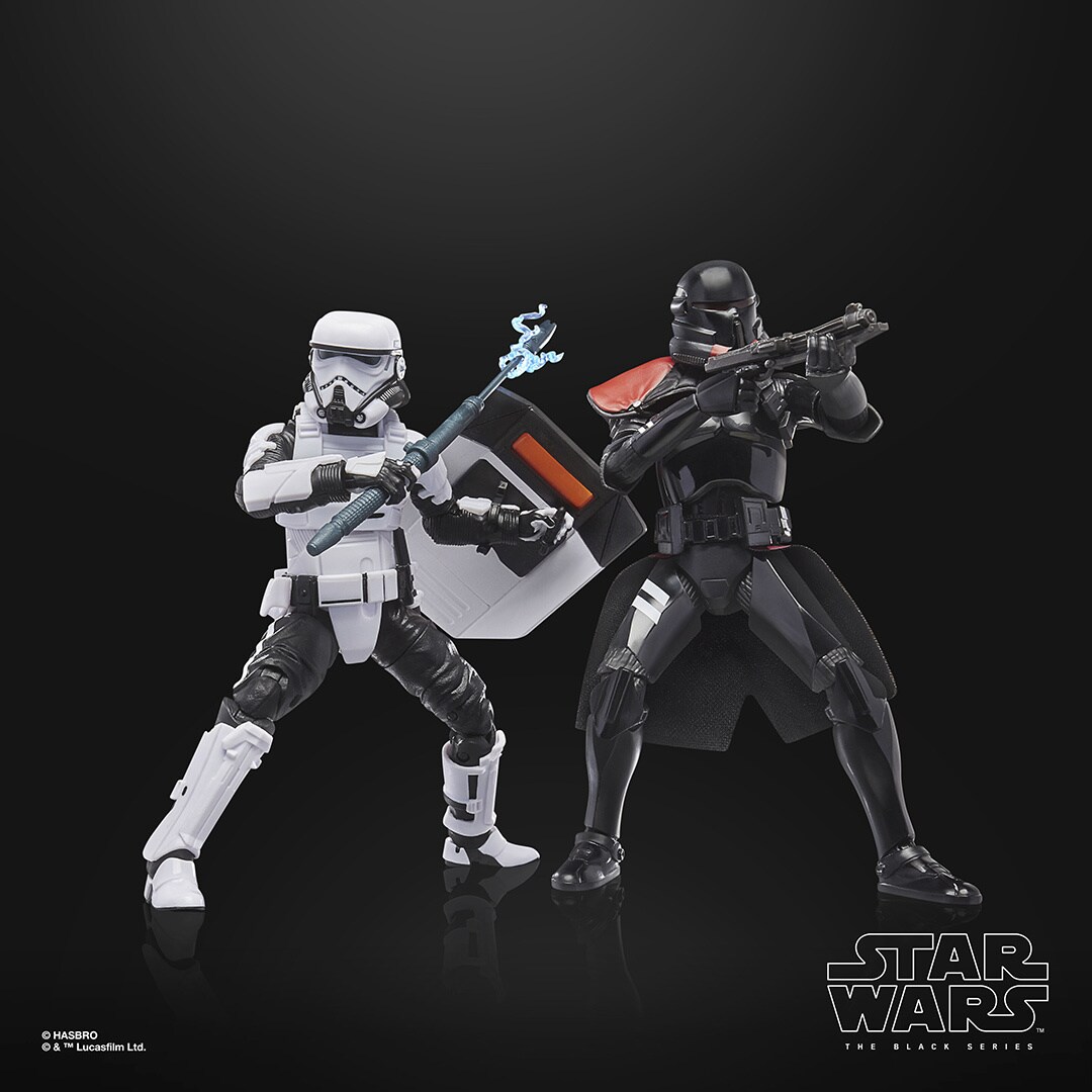 Hasbro's Star Wars: The Black Series Purge Trooper & Patrol Trooper.