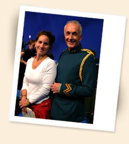 Anthony Daniels in the theater scene for Episode III.