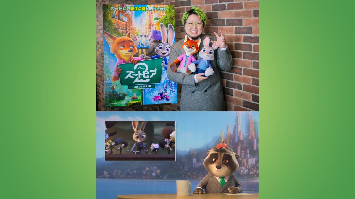 『ズートピア２』歴史的快挙達成！興行収入100億円越え確実！『アナと雪の女王』、『トイ・ストーリー４』を抜いて、洋画歴代No.2の特大ヒット！前作対比400％を超える週末興収・動員共に堂々の初登場No.1。こっちのけんとさんが日本限定キャラクター・ケント田貫(たぬきのアナウンサー)に！