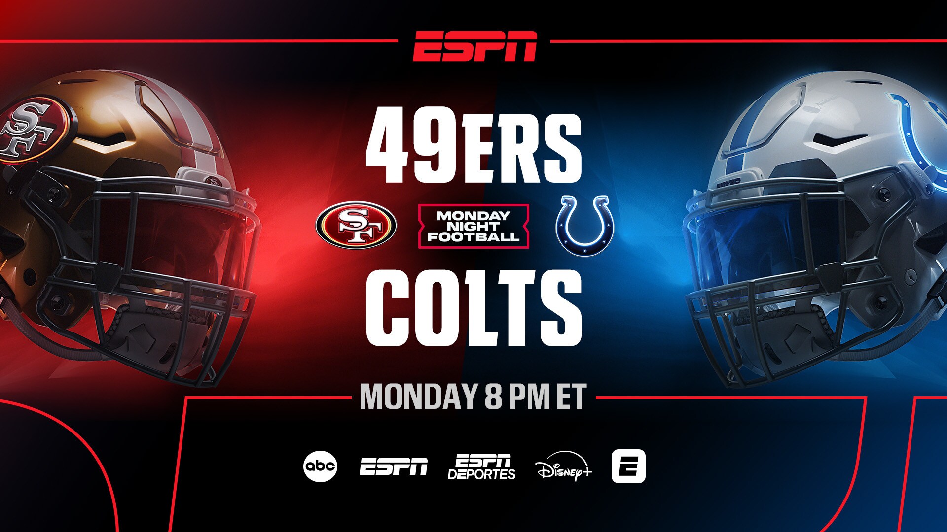 Monday Night Football Week 16: 49ers-Colts Showdown Expands to Disney+