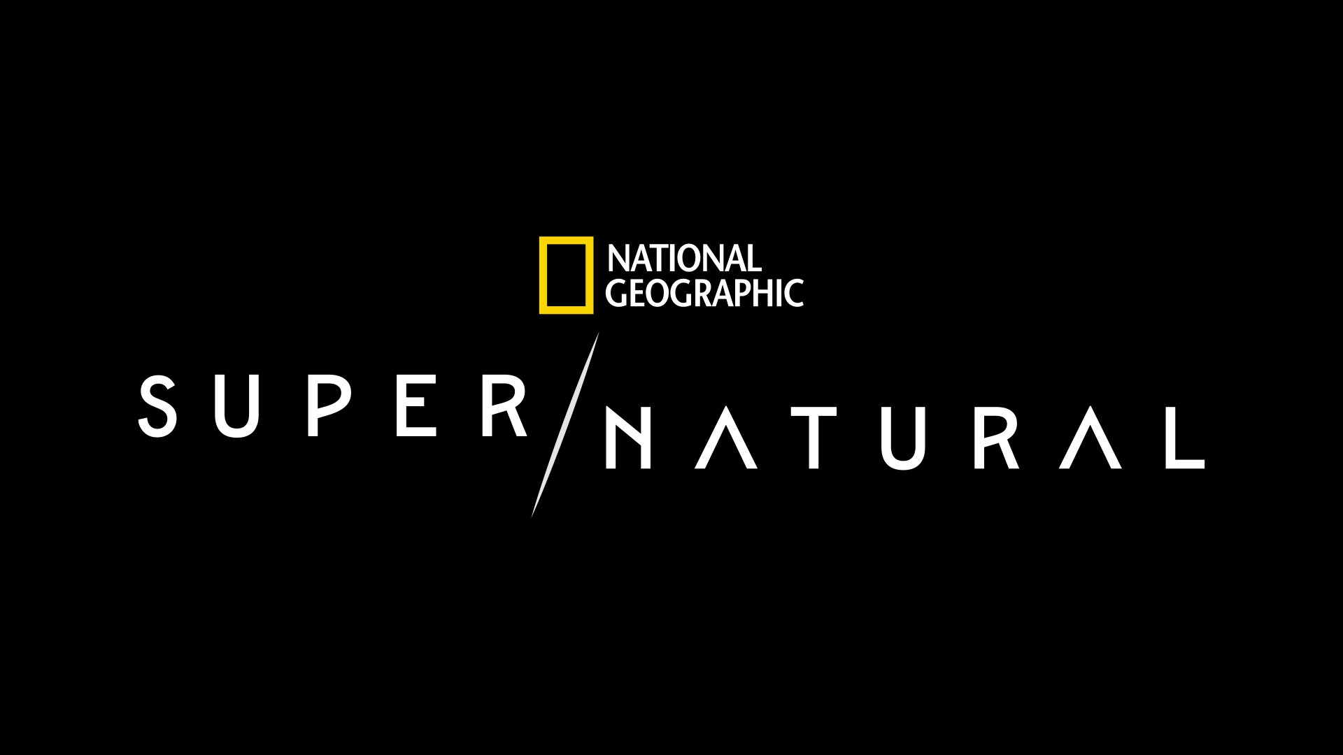 Super/Natural Logo - Black