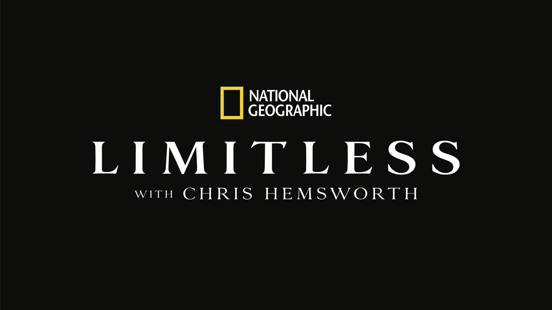 Limitless with Chris Hemsworth Logo - Black