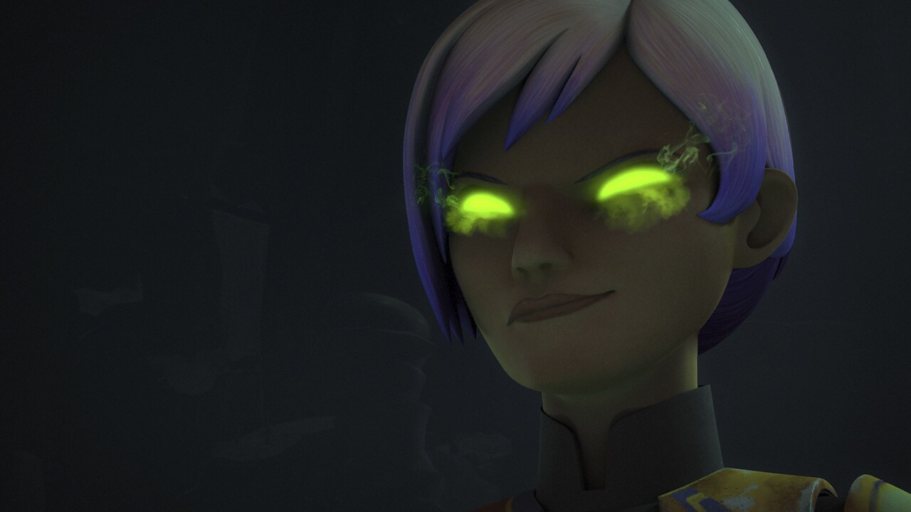 Two Nightsister spirits possess Kanan and Sabine.