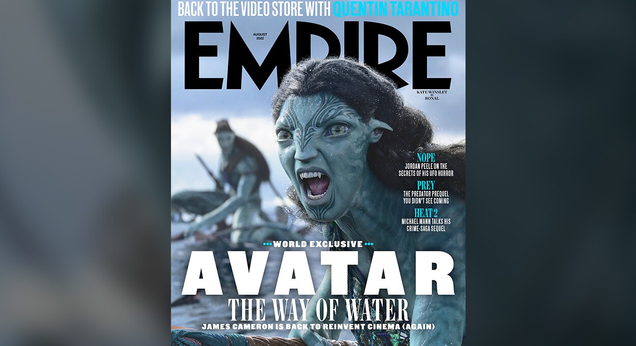 Empire magazine cover featuring characters from Avatar.