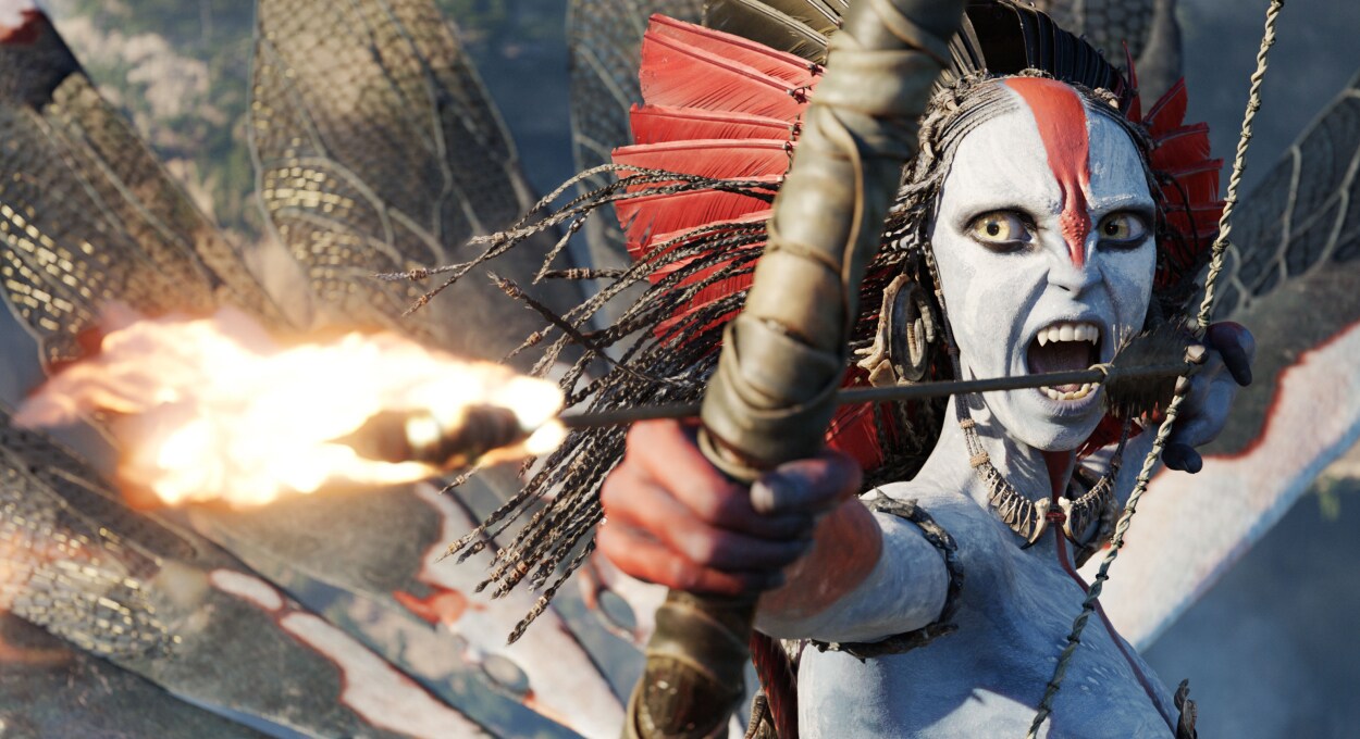 Varang leads the Ash People in Avatar: Fire and Ash
