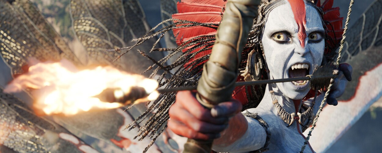 Varang Leads the Ash People in Avatar: Fire and Ash