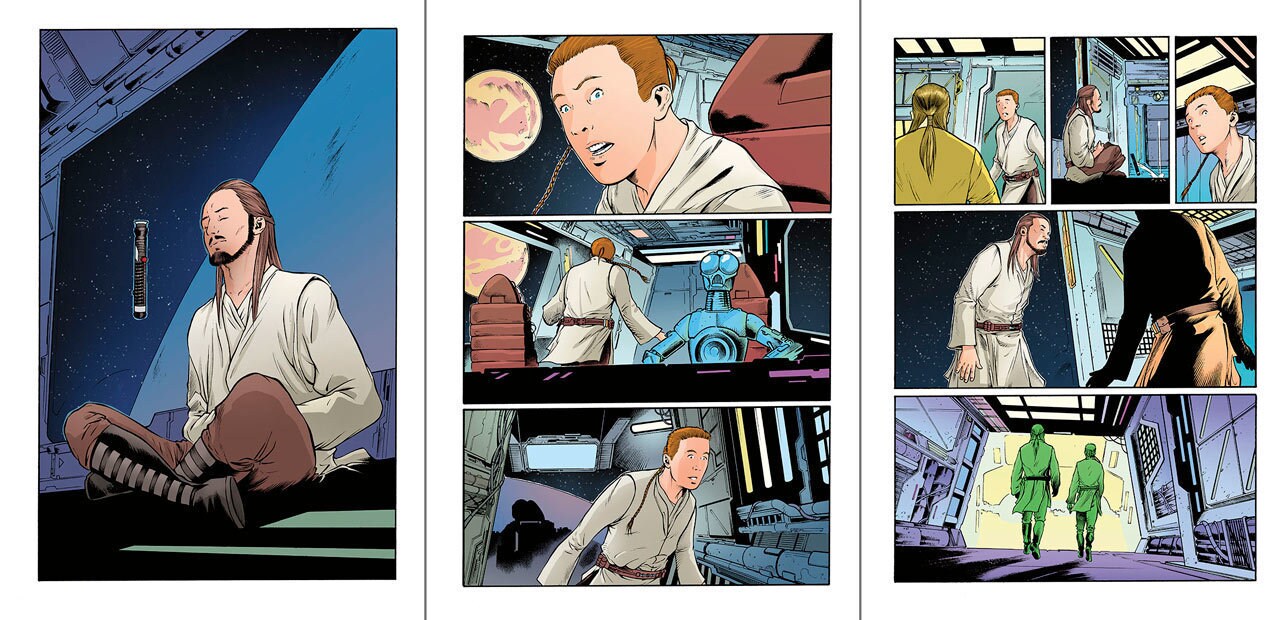 Pages 1-3 from Qui-Gon Jinn's novel.