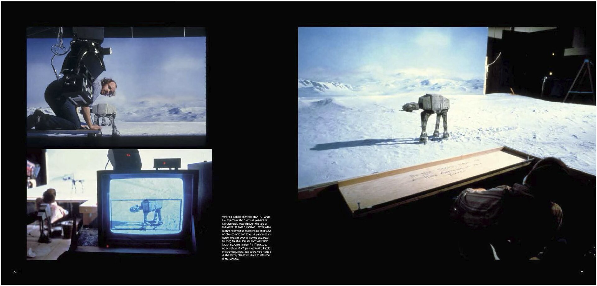 Industrial Light & Magic: 50 Years of Innovation AT-AT spread.