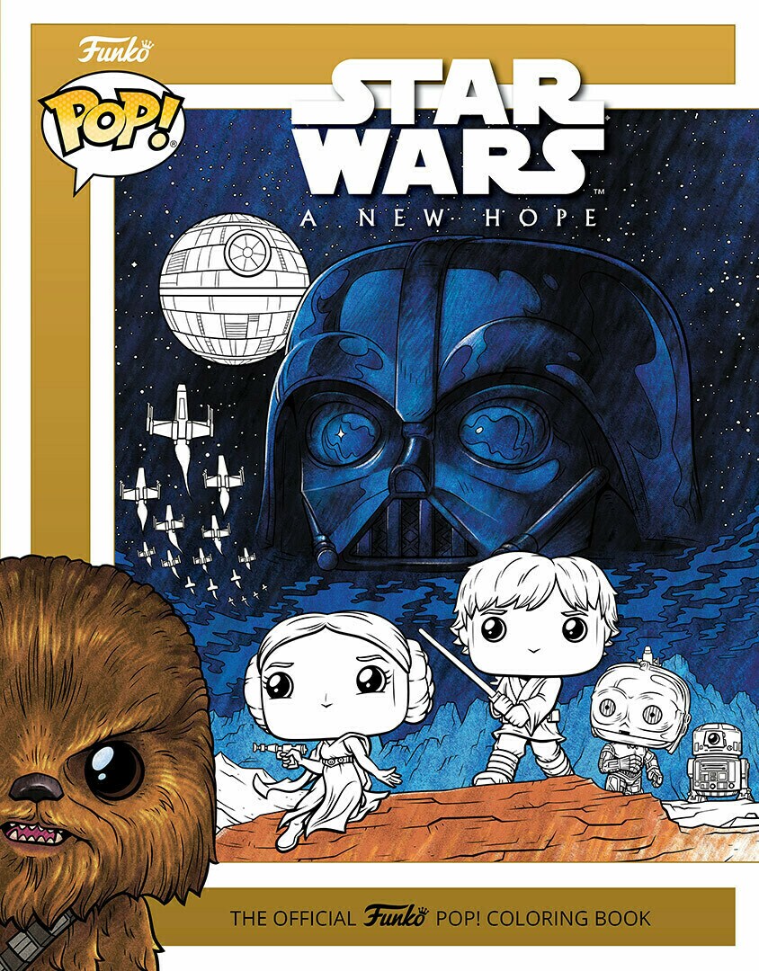 Star Wars: A New Hope: The Official Funko POP! Coloring Book cover