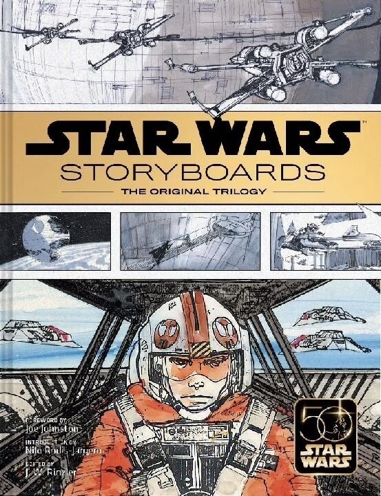Star Wars Storyboards: The Original Trilogy 50th Anniversary Edition cover