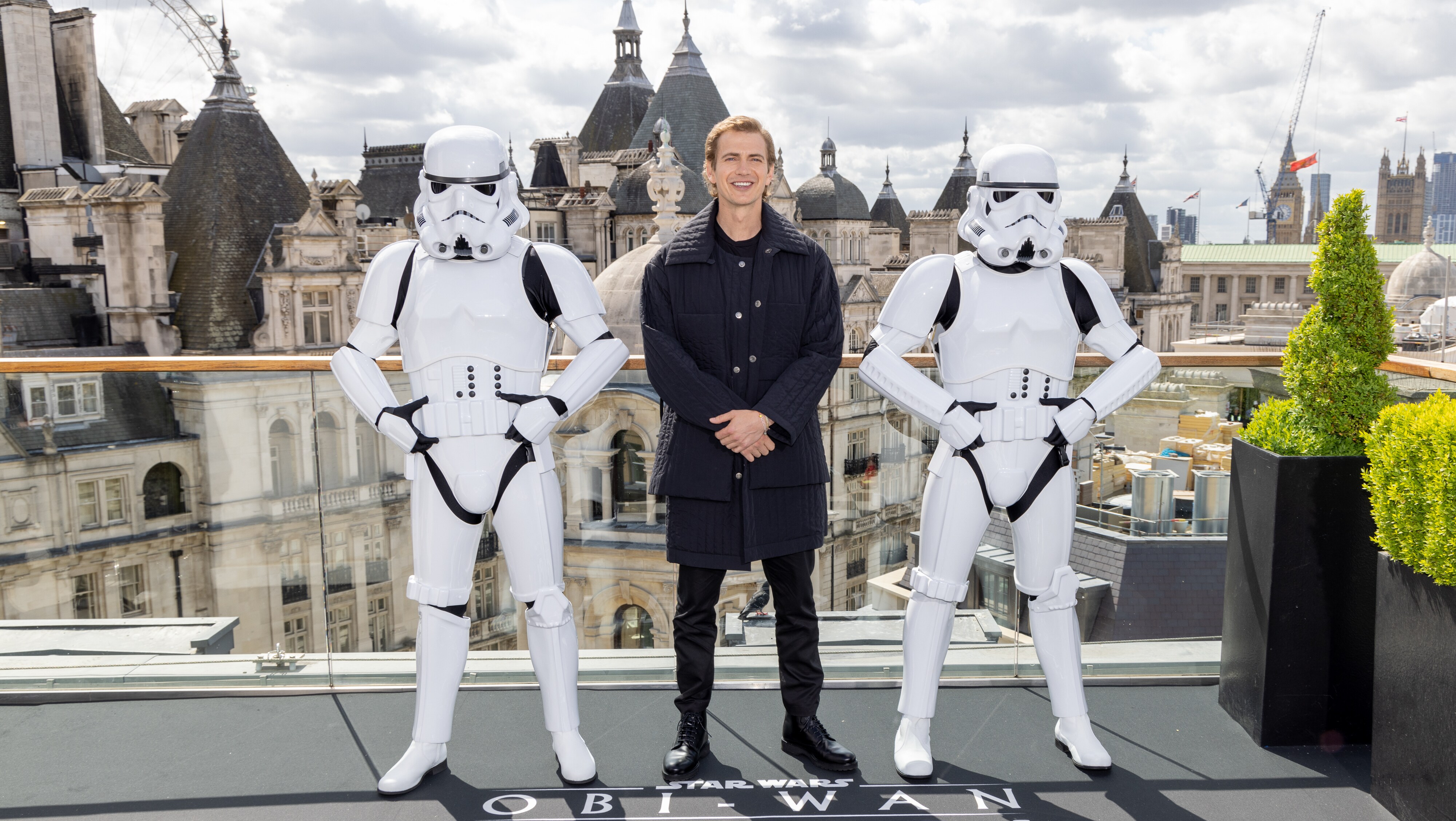 LONDON, ENGLAND - MAY 12:  Hayden Christensen attends the photocall for the new Disney+ limited series "Obi Wan Kenobi" at the Corinthia Hotel on May 12, 2022 in London, England. Obi-Wan Kenobi will be exclusively available on Disney+ from May 27. (Photo by StillMoving.net for Disney)