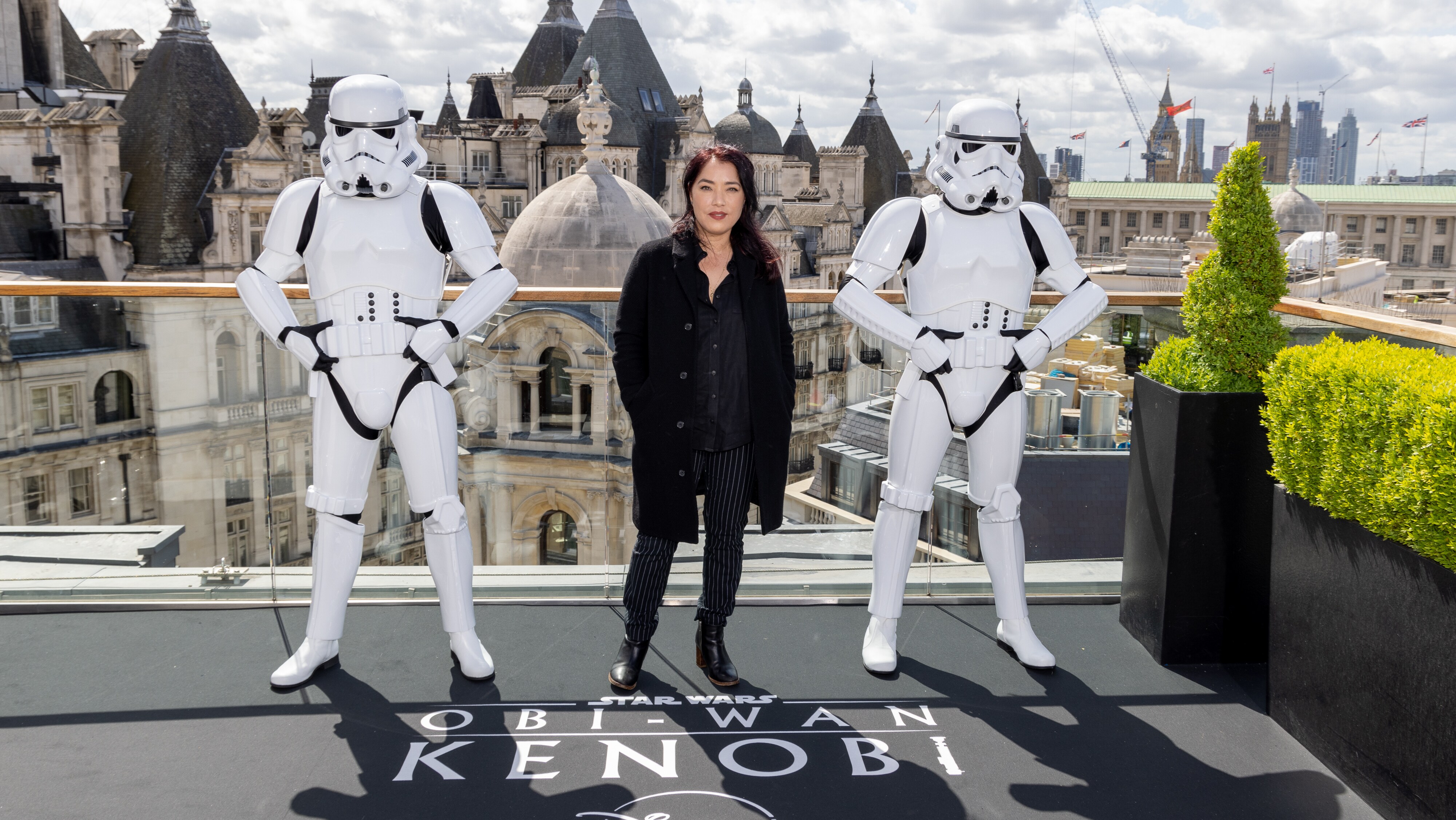 LONDON, ENGLAND - MAY 12:  Director and Executive Producer Deborah Chow attends the photocall for the new Disney+ limited series "Obi Wan Kenobi" at the Corinthia Hotel on May 12, 2022 in London, England. Obi-Wan Kenobi will be exclusively available on Disney+ from May 27. (Photo by StillMoving.net for Disney)