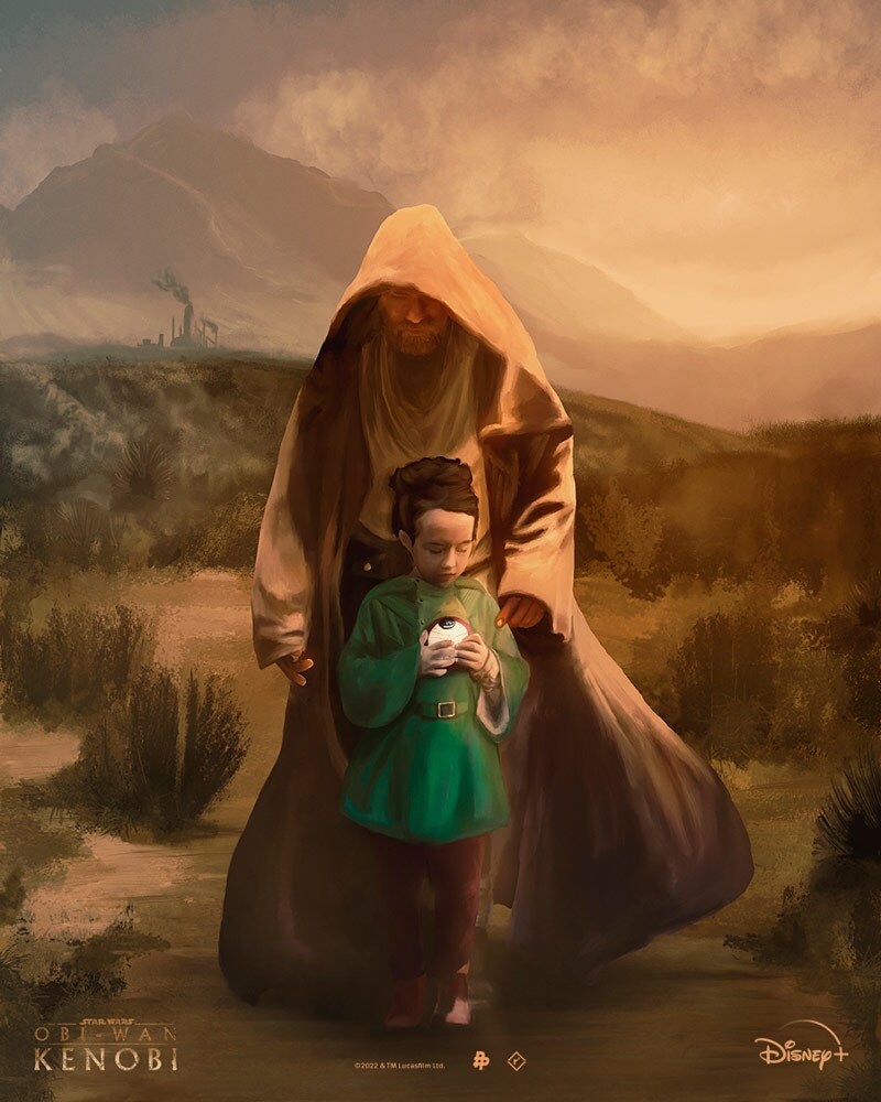 Obi-Wan Kenobi poster posse art by Rafal Rola