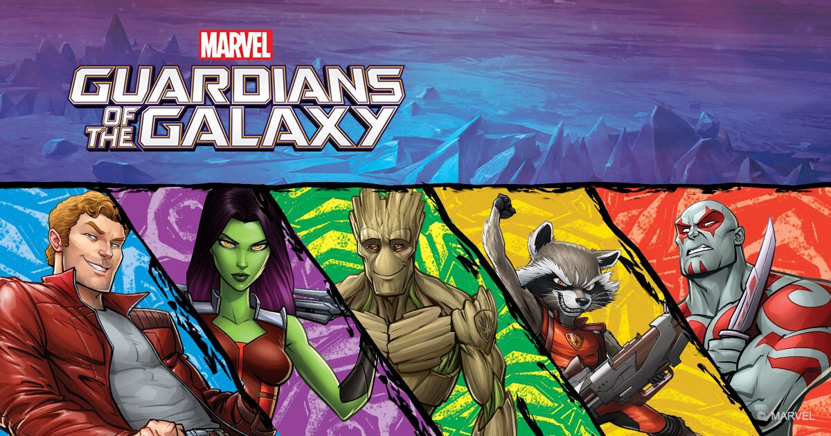 marvel superheroes guardians of the galaxy