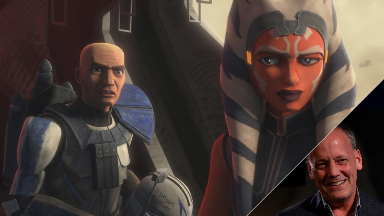"It's wonderful to see Rex and Ahsoka fighting together again. That feels very familiar. That fee...