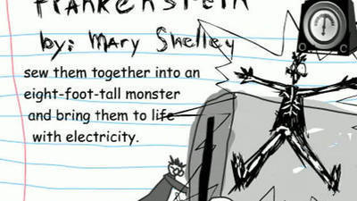 Last minute book reports frankenstein 07 image