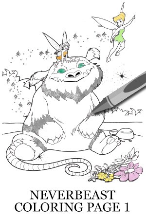 Legend of the NeverBeast Activity - Gruff Coloring Page 2