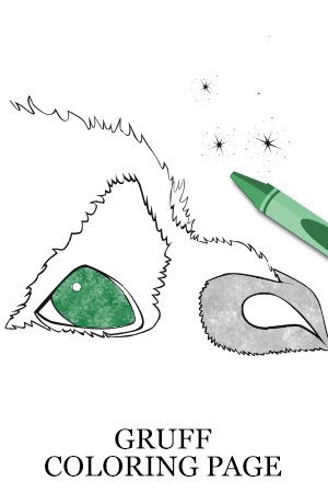 Tinker Bell and the Legend of the NeverBeast Activity  - Gruff Coloring Page