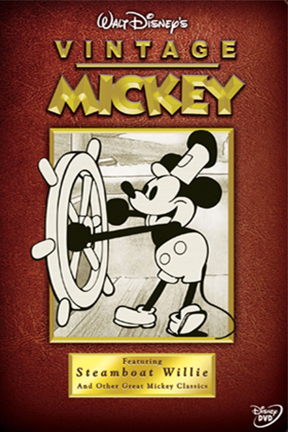 Walt Disney's Vintage Mickey movie poster, Featuring Steamboat Willie and other great Mickey Classics