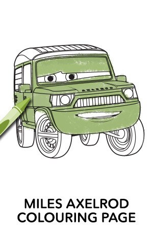 Cars 2 Colouring Page 5 Cars 2 Colouring Page 5