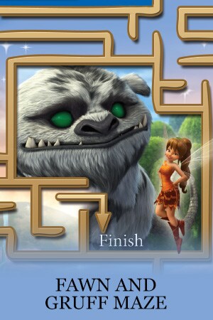 Tinker Bell and the Legend of the NeverBeast Activity  - Gruff Maze