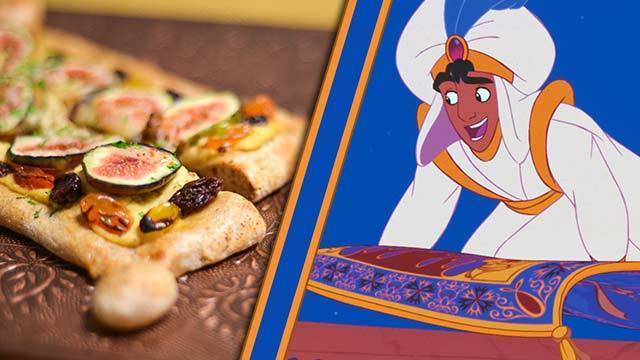 Aladdin's Magic Carpet Flatbread Pizza
