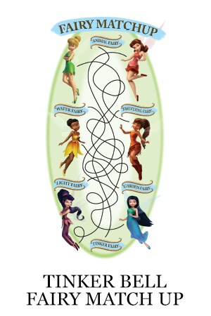 Tinker Bell and the Legend of the NeverBeast Activity - Fairy Matchup