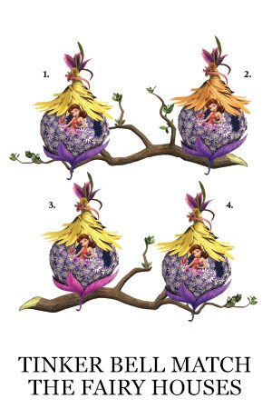 Legend of the NeverBeast Activity - Match the Fairy Houses