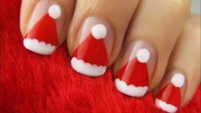 Easy Santa Claus Hat Nails