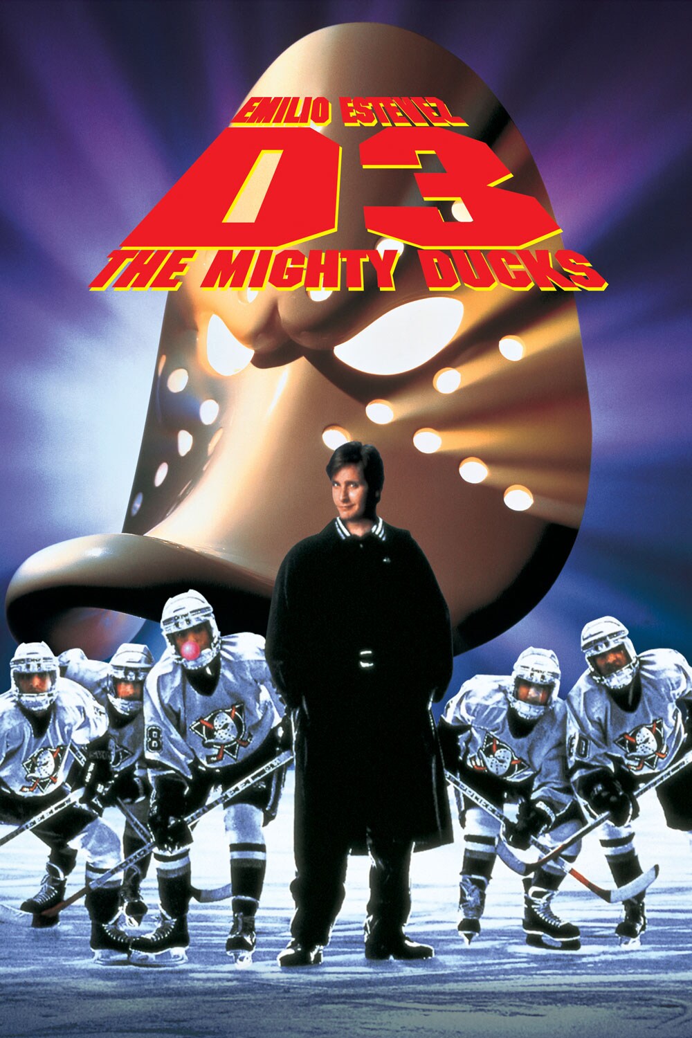 Emilio Estevez, D3: The Mighty Ducks movie poster