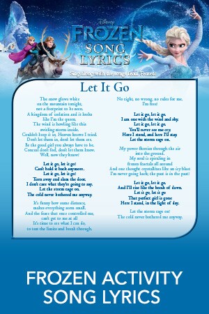 frozen song with lyrics