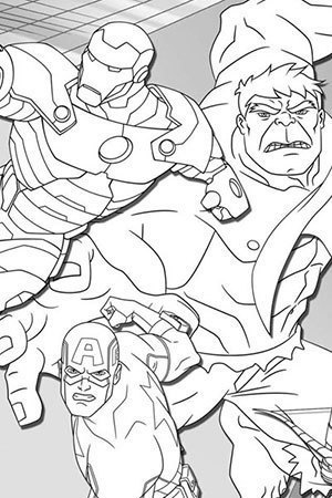 suit man age 5-6 spider Mightiest Avengers: Heroes Coloring Page Earth's