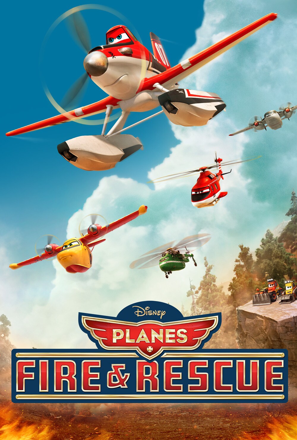 Download Planes: Fire & Rescue (2014) English Full Movie 480p | 720p