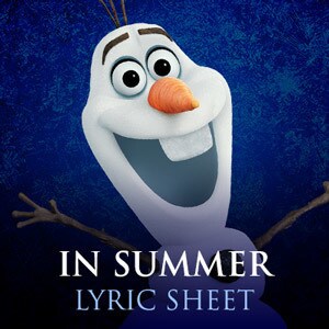 in summer frozen lyrics