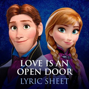 Frozen Sing Along Lyrics Soundtrack Disney Frozen