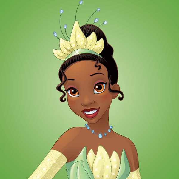 This is a picture of Modest Tiana Frog Princess It is a picture of Modest Tiana Frog Princess