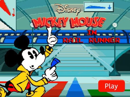 Mickey Mouse Friends Disney Rail Runner Frame Gambar