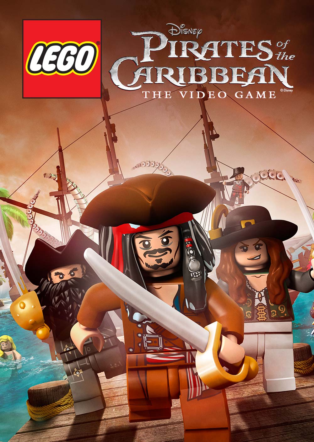 wii lego pirates of the caribbean walk through