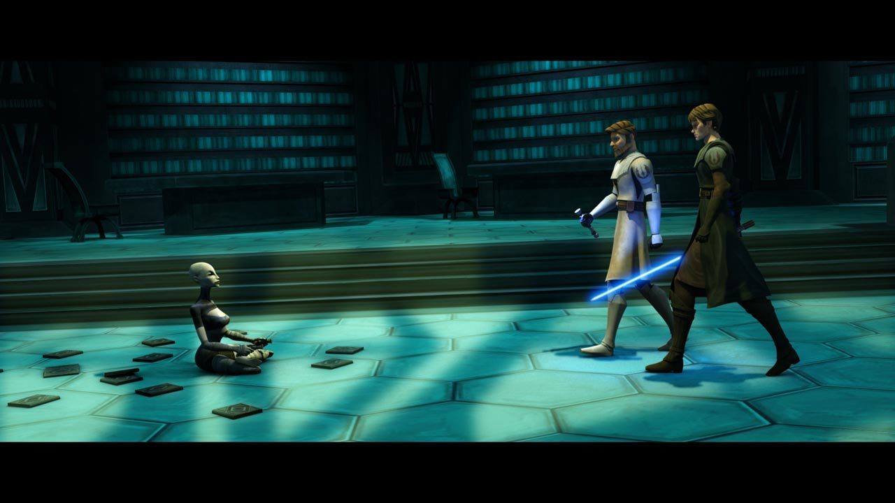 The Christophsis duel was a trick of Ventress's, meant to keep the two Jedi distracted while the ...