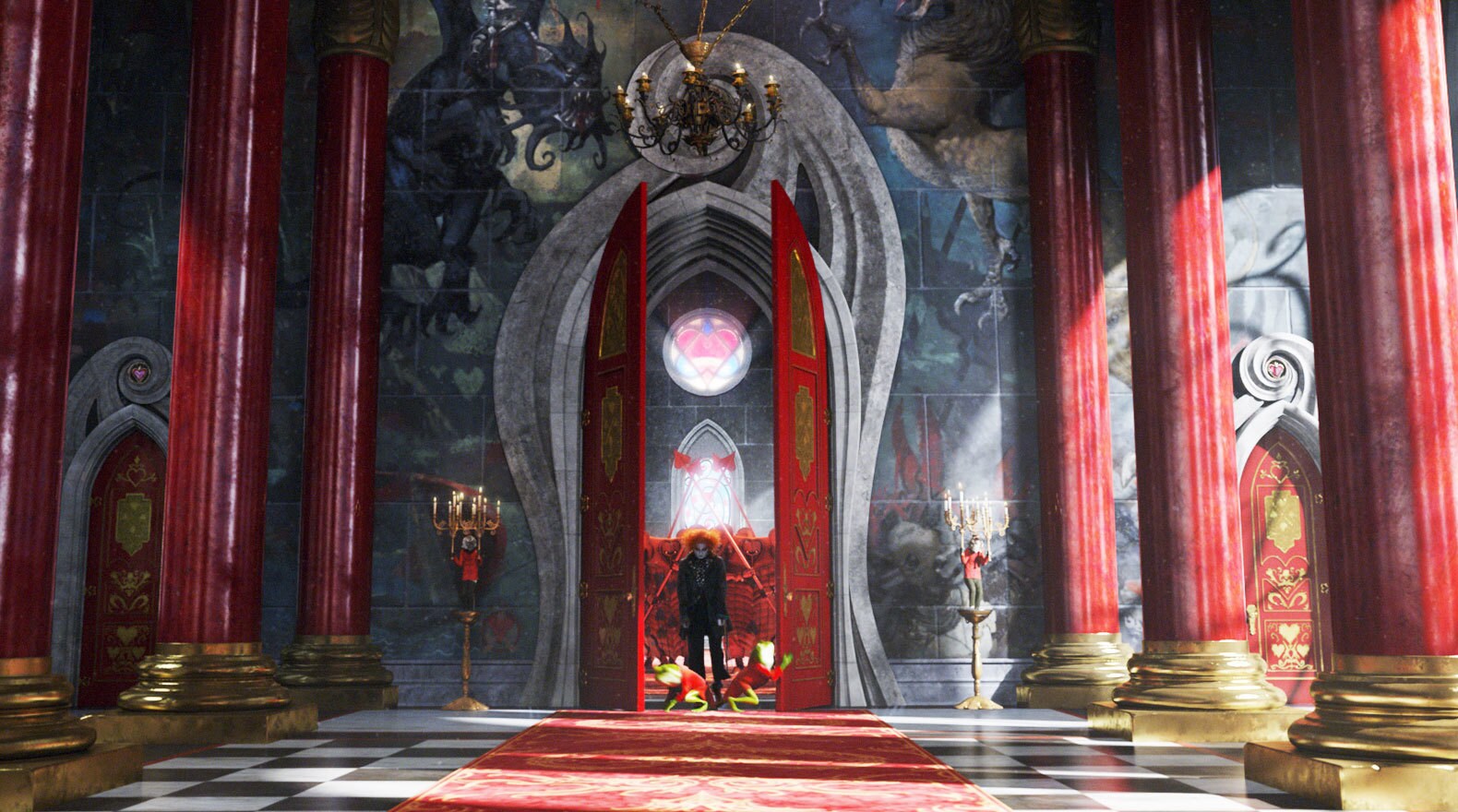 The Red Queen's Throne Room