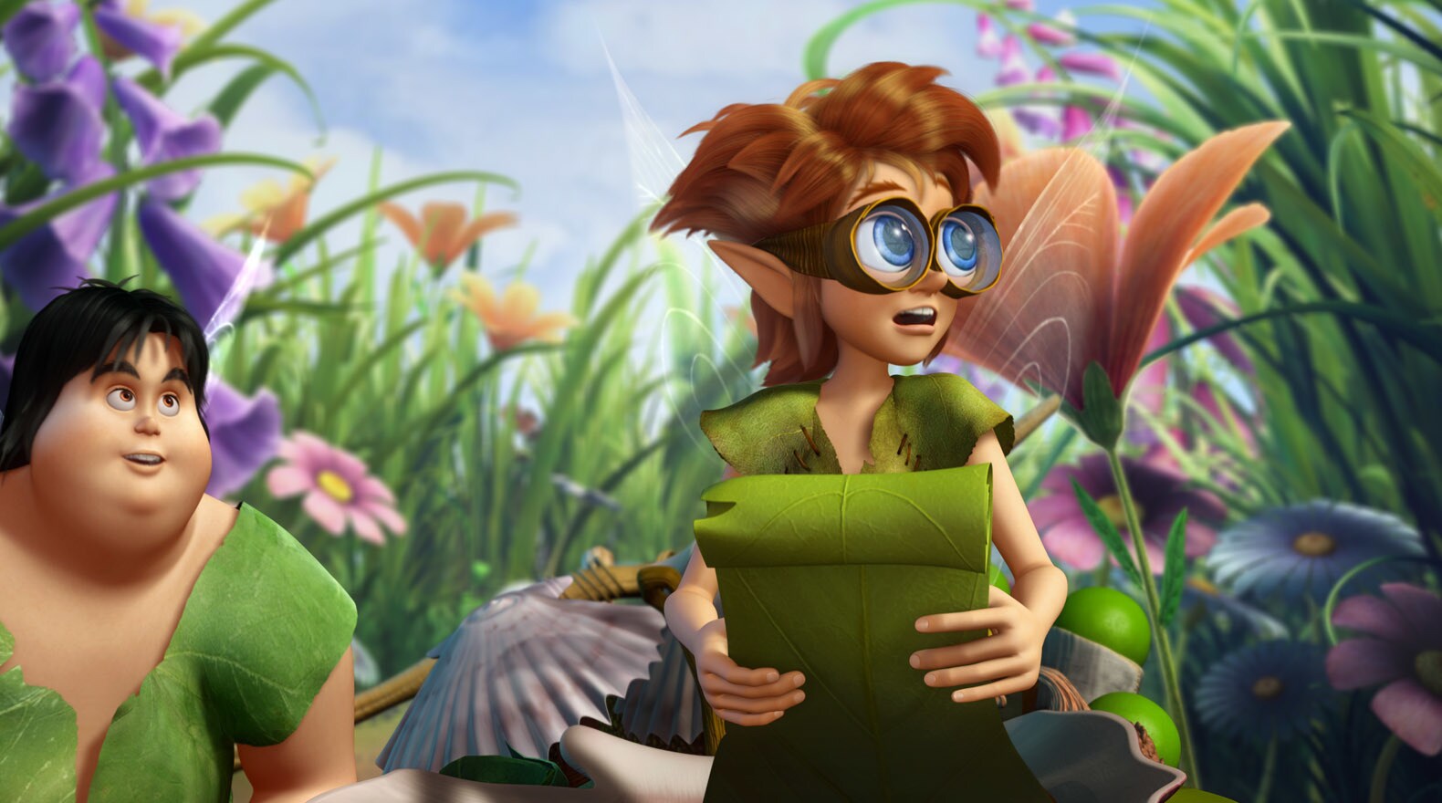 Clank and Bobble are off to show the other fairies what new tools they have for spring.