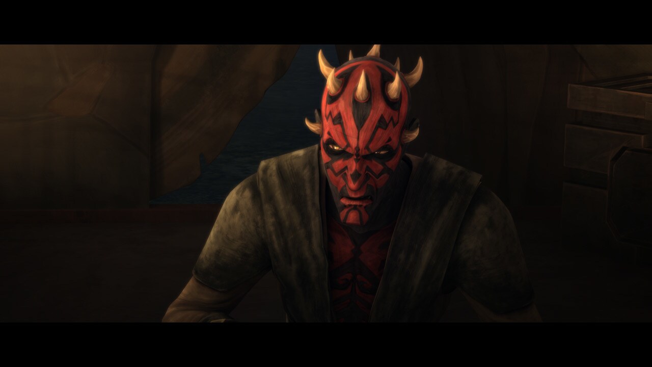 Bo-Katan is wary of the Sith Lords, still stinging from Count Dooku's betrayal, but Maul silences...
