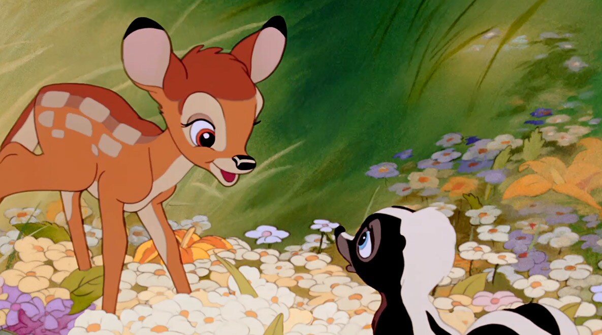 Bambi meets Flower from the movie "Bambi"